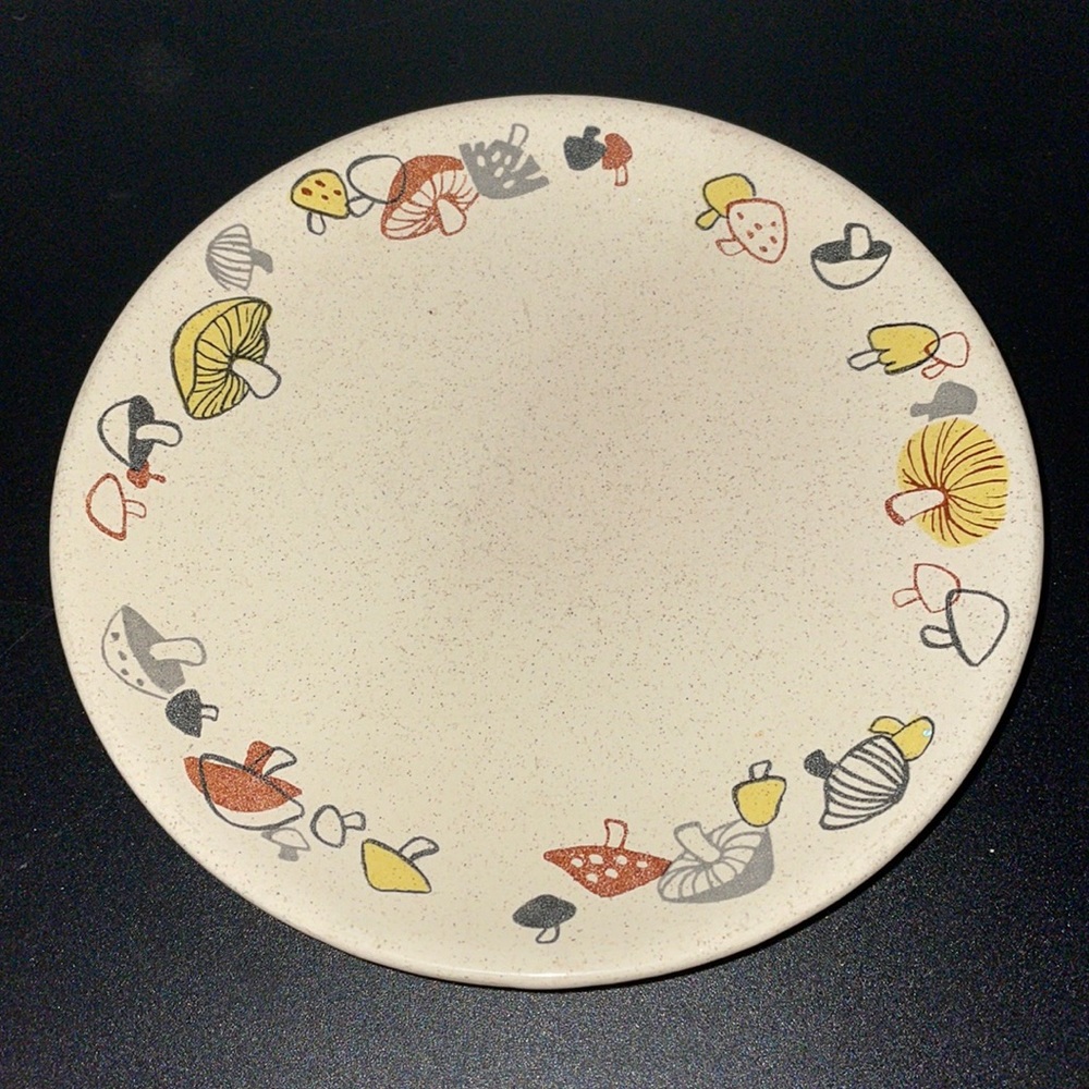 Franciscan Woodlore Mushroom Small Plate